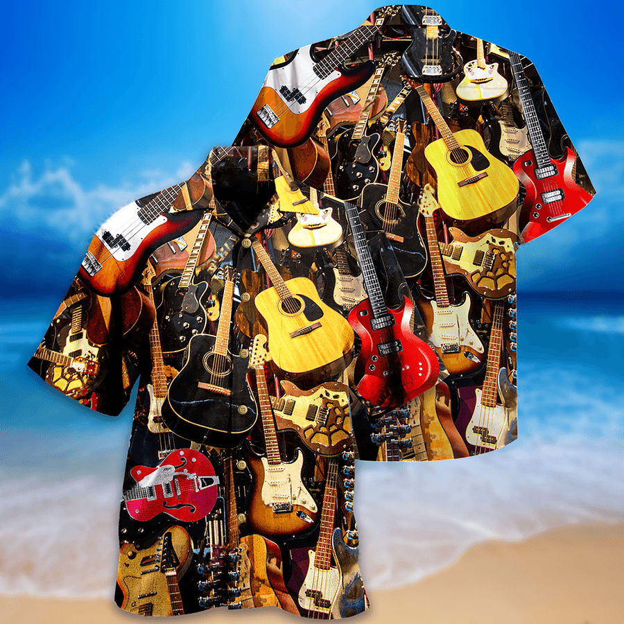 Guitar Music Aloha Hawaiian Shirt For Summer, You Can Have Guitar Hawaiian Shirts Outfit For Men Women, Music Guitar Lovers - Amzanimalsgift