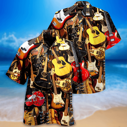 Guitar Music Aloha Hawaiian Shirt For Summer, You Can Have Guitar Hawaiian Shirts Outfit For Men Women, Music Guitar Lovers - Amzanimalsgift