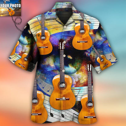 Guitar Various Style Custom Photo Aloha Hawaiian Shirt For Summer, Personalized Guitar Hawaiian Shirts Outfit For Men Women, Music Guitar Lovers - Amzanimalsgift