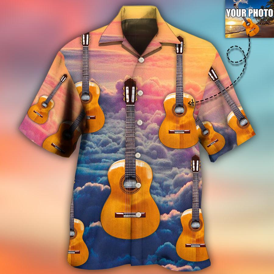 Guitar Various Style Custom Photo Aloha Hawaiian Shirt For Summer, Personalized Guitar Hawaiian Shirts Outfit For Men Women, Music Guitar Lovers - Amzanimalsgift