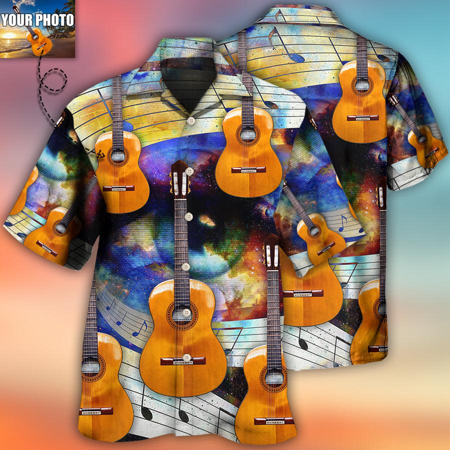 Guitar Various Style Custom Photo Aloha Hawaiian Shirt For Summer, Personalized Guitar Hawaiian Shirts Outfit For Men Women, Music Guitar Lovers - Amzanimalsgift