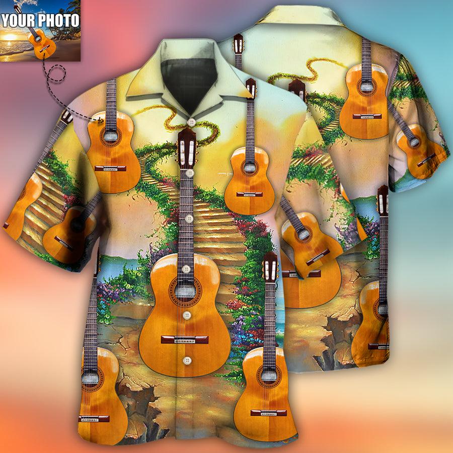 Guitar Various Style Custom Photo Aloha Hawaiian Shirt For Summer, Personalized Guitar Hawaiian Shirts Outfit For Men Women, Music Guitar Lovers - Amzanimalsgift