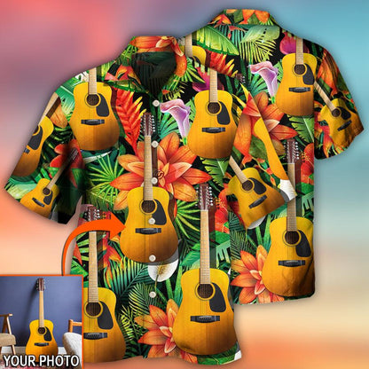 Guitar Various Style Tropical Custom Aloha Hawaiian Shirt For Summer, Personalized Guitar Hawaiian Shirts Outfit For Men Women, Music Guitar Lovers - Amzanimalsgift