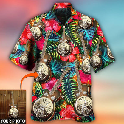 Guitar Various Style Tropical Custom Aloha Hawaiian Shirt For Summer, Personalized Guitar Hawaiian Shirts Outfit For Men Women, Music Guitar Lovers - Amzanimalsgift