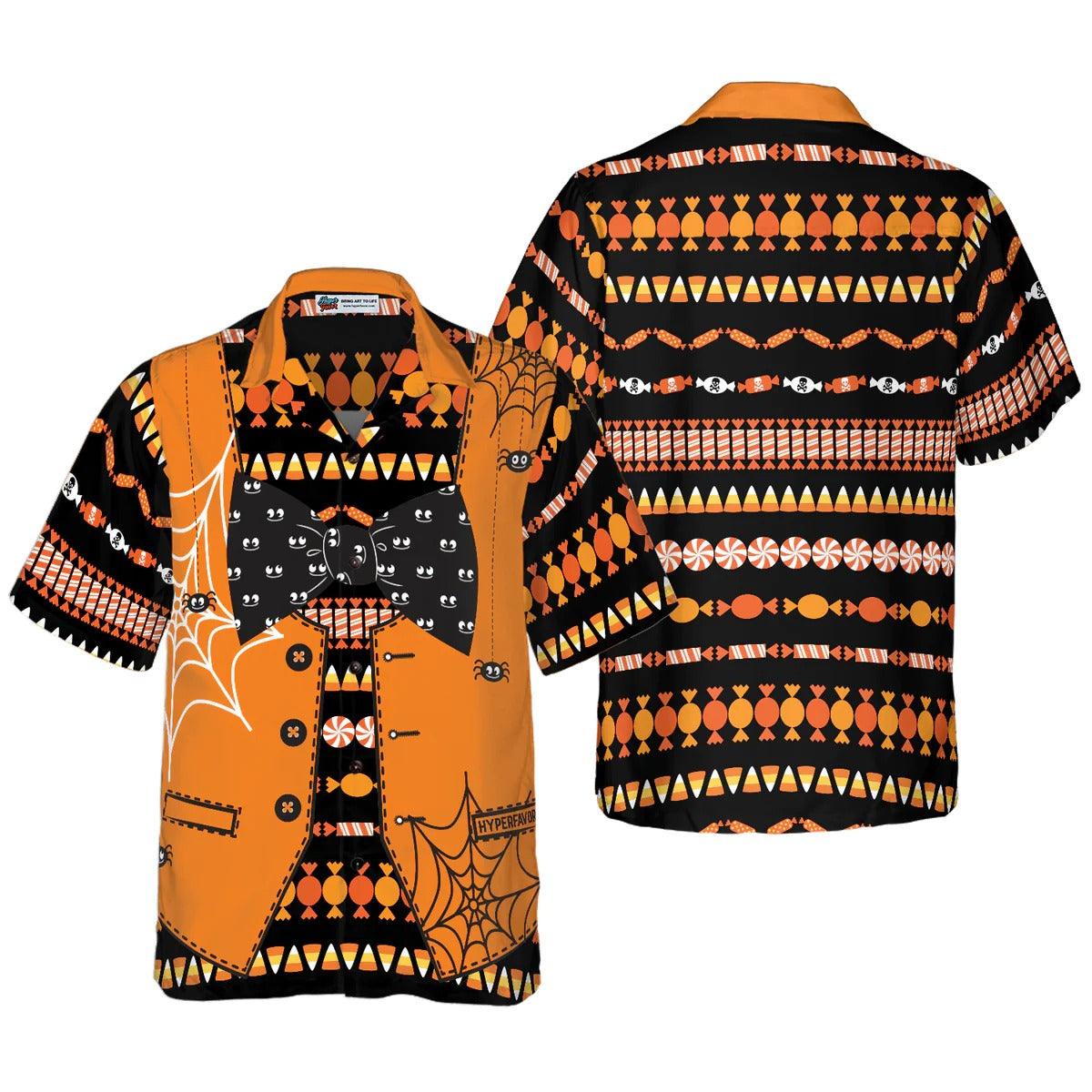 Halloween Candy Man Hawaiian Shirt - Perfect Gift For Lover, Friend, Family - Amzanimalsgift