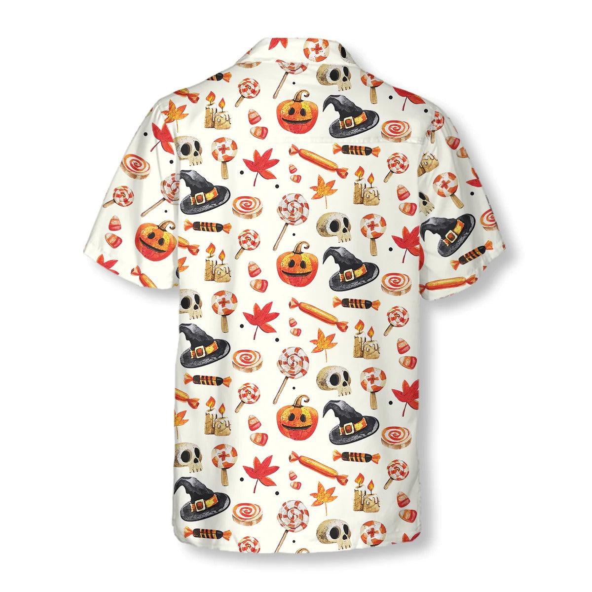 Halloween Hawaiian Shirt, Pumpkin Hawaiian Shirt - Perfect Gift For Lover, Friend, Family - Amzanimalsgift