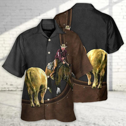 Horse Hawaiian Shirt For Summer - Horse Riding Horse Leather Style For Ken Hawaiian Shirt - Perfect Gift For Men, Horse Racing Lovers - Amzanimalsgift