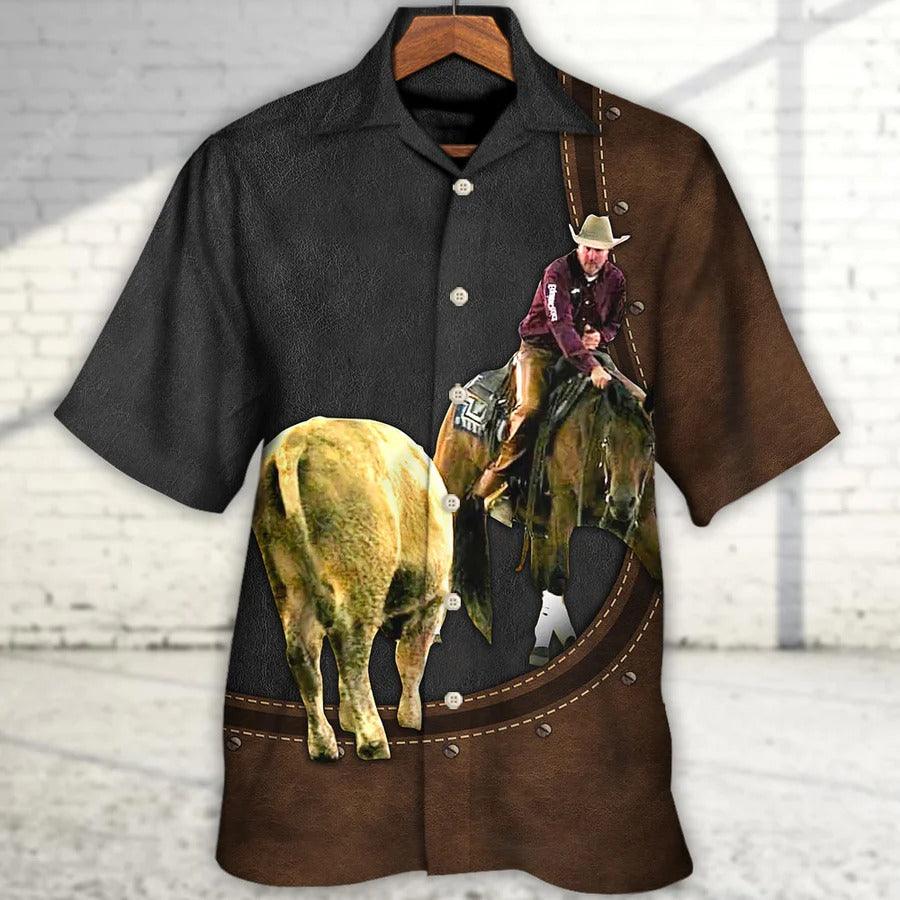 Horse Hawaiian Shirt For Summer - Horse Riding Horse Leather Style For Ken Hawaiian Shirt - Perfect Gift For Men, Horse Racing Lovers - Amzanimalsgift