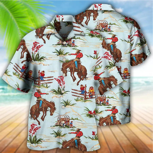 Horse Hawaiian Shirt For Summer - Horse Style Lover Fantastic Hawaiian Shirt - Perfect Gift For Men, Horse Racing Lovers - Amzanimalsgift