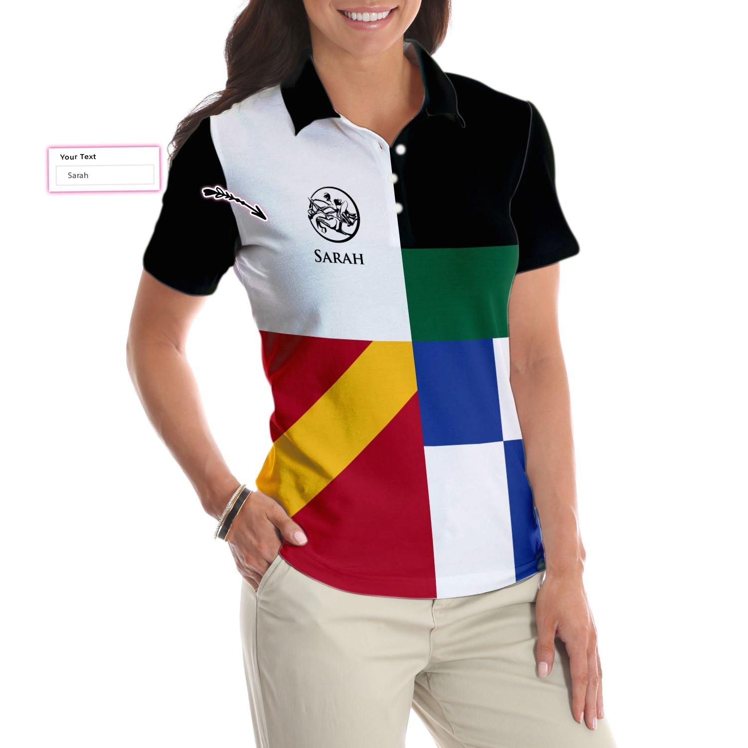 Ladies equestrian 2025 polo shirts