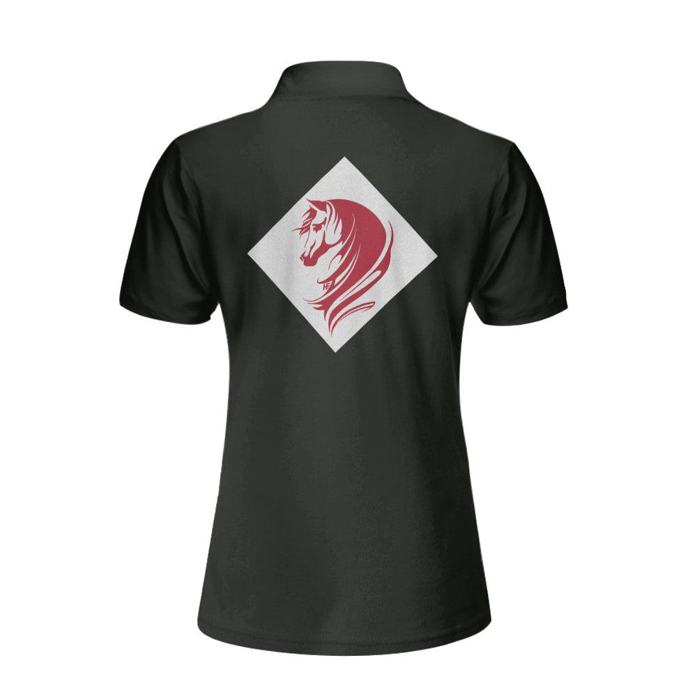 black polo t shirt with red horse