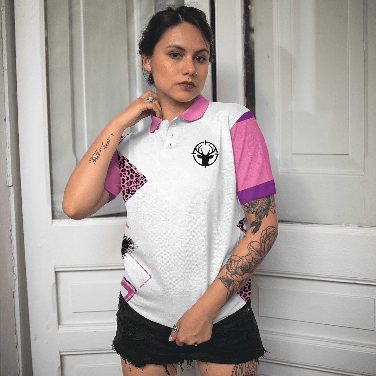 Hunting Women Polo Shirt, Hunting With No Chance Of House Cleaning Or Cooking Women Polo Shirts, Gift For Ladies, Girls, Woman, Hunting Lovers - Amzanimalsgift