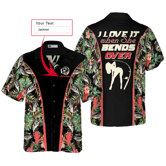 I Love It When She Bends Over Custom Aloha Hawaiian Shirt For Summer, Personalized Colorful Shirt For Men Women, Perfect Gift For Friend, Team, Family - Amzanimalsgift