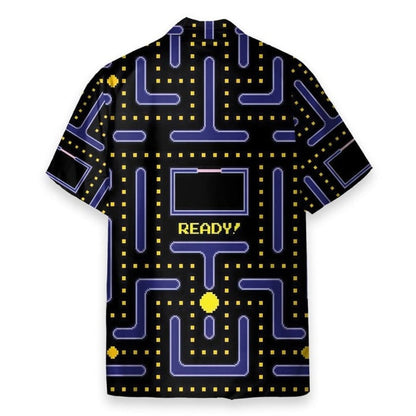 3D Pacman Gameplay Hawaiian Shirt - Perfect Gift For Friends, Family