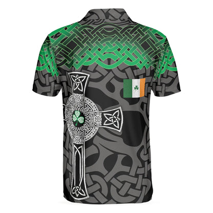 Irish St Patrick's Day Men Polo Shirt, Best Saint Patricks Themed Shirt, Cool Gift Idea For Irish Friends - Amzanimalsgift