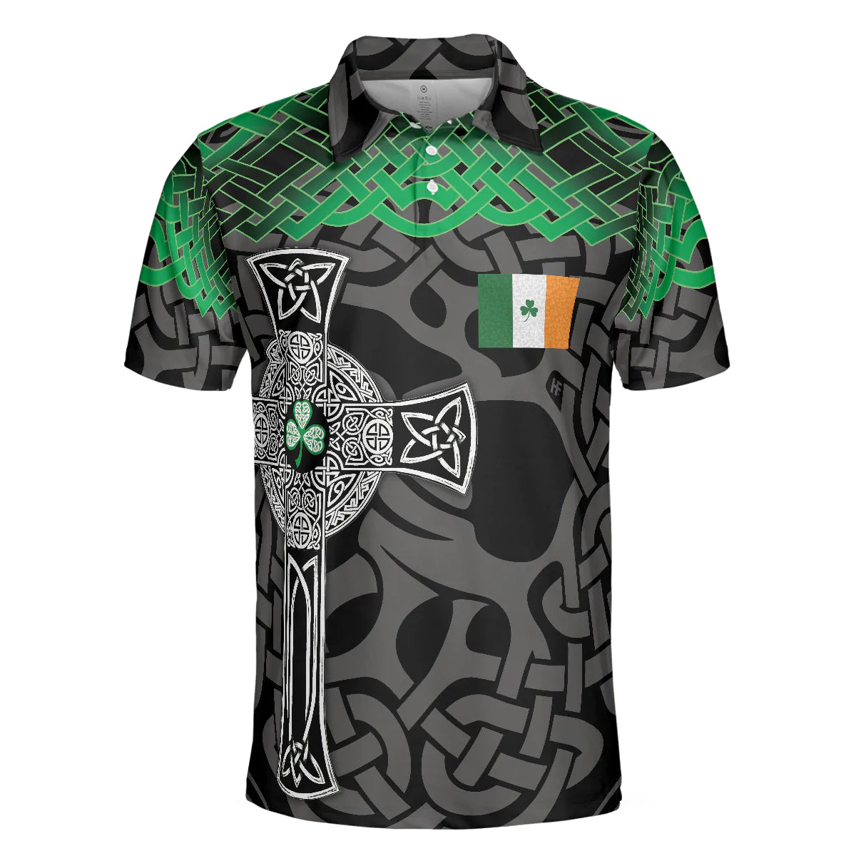 Irish St Patrick's Day Men Polo Shirt, Best Saint Patricks Themed Shirt, Cool Gift Idea For Irish Friends - Amzanimalsgift