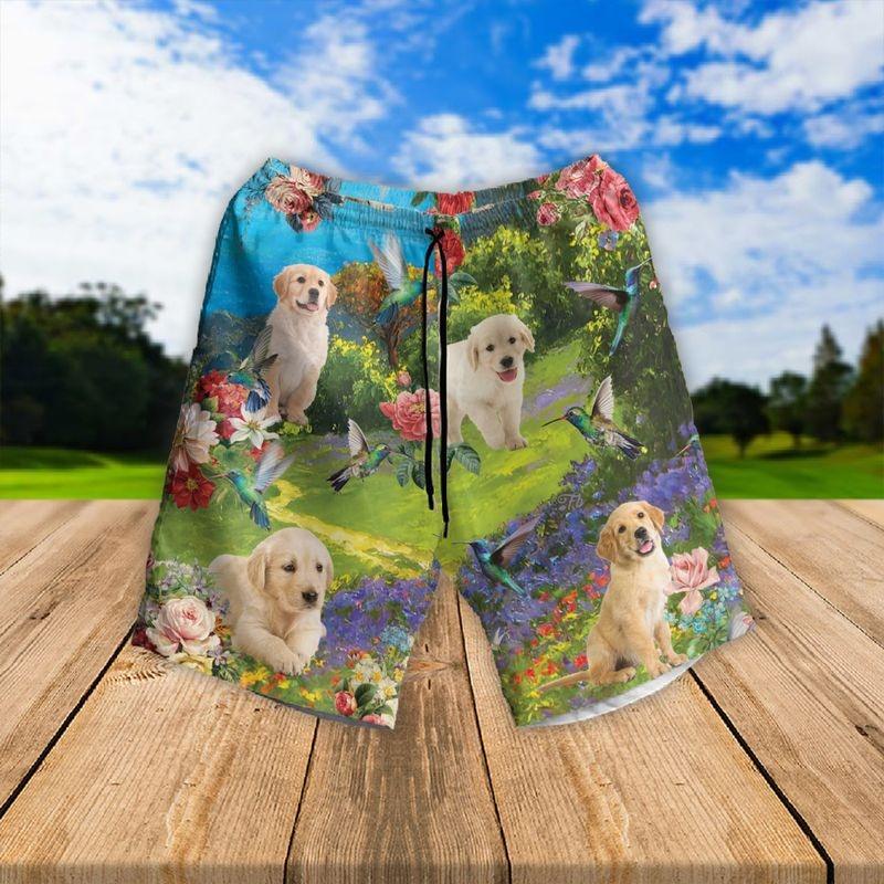 Labrador Aloha Hawaiian Shirt - Labrador Puppies Two Piece Hawaiian Shirt, Labrador Garden Hawaiian Shirt For Men & Women, Labrador Lover - Amzanimalsgift