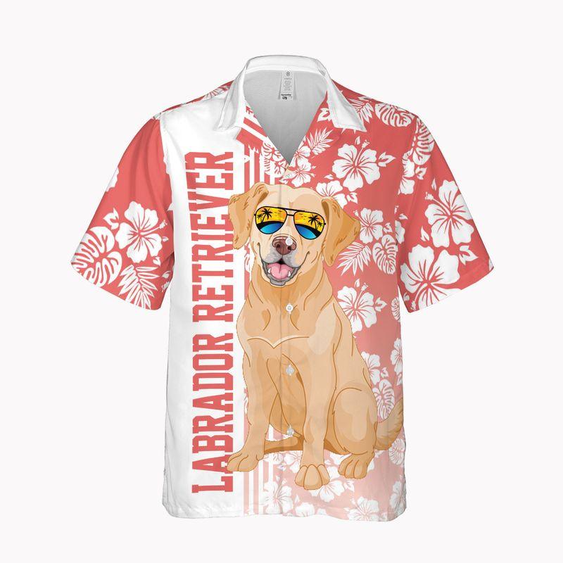 Labrador Retriever Dog Aloha Hawaiian Shirts For Summer, Tropical Hawaiian Shirt For Men Women, Beachwear Gift For Dog Lovers, Dog Mom Dad, Friend - Amzanimalsgift