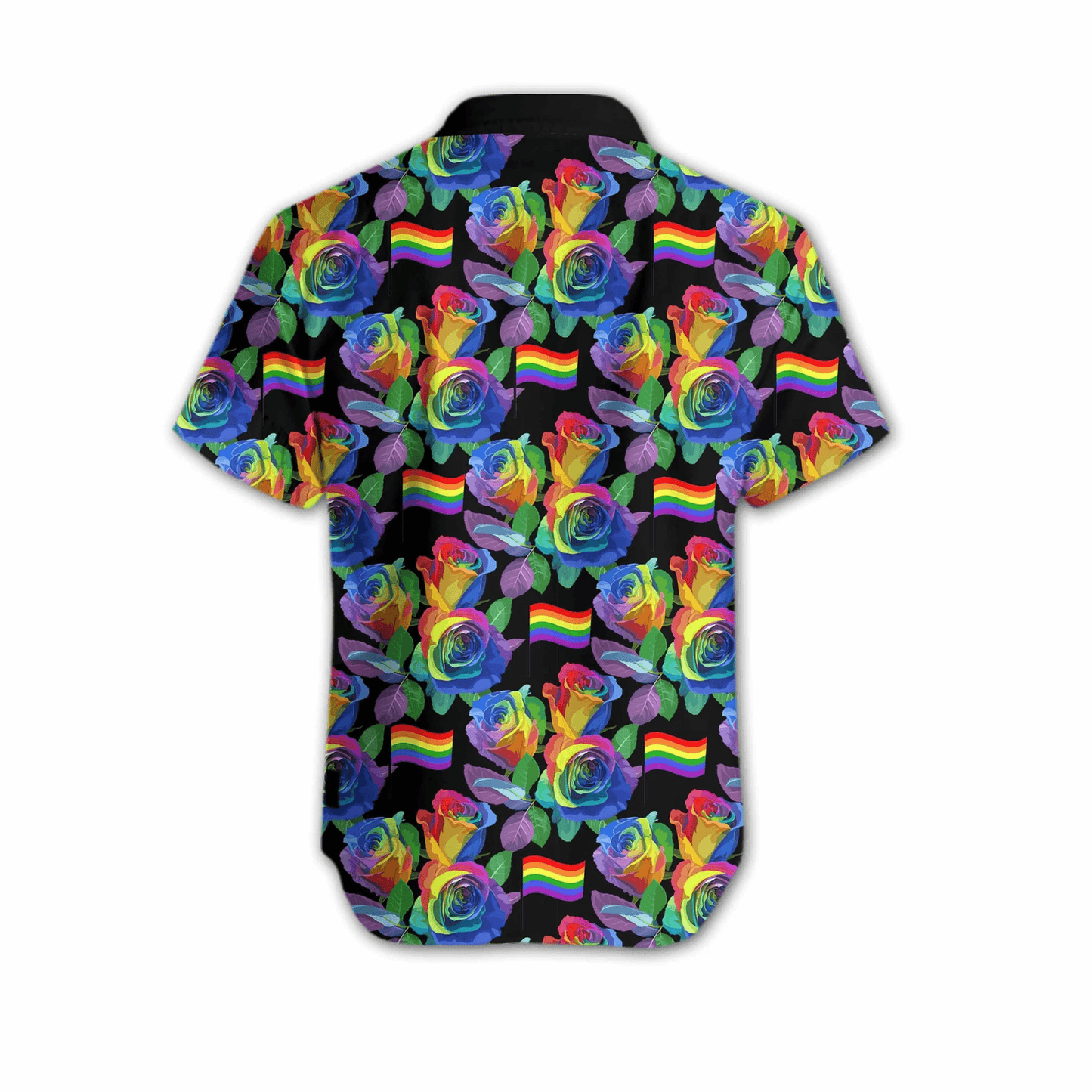 LGBT Aloha Hawaiian Shirts For Summer, Ally Pride Month Rose Colorful Of LGBT Hawaiian Shirts, Gift For Gaymer And Lesbian - Amzanimalsgift