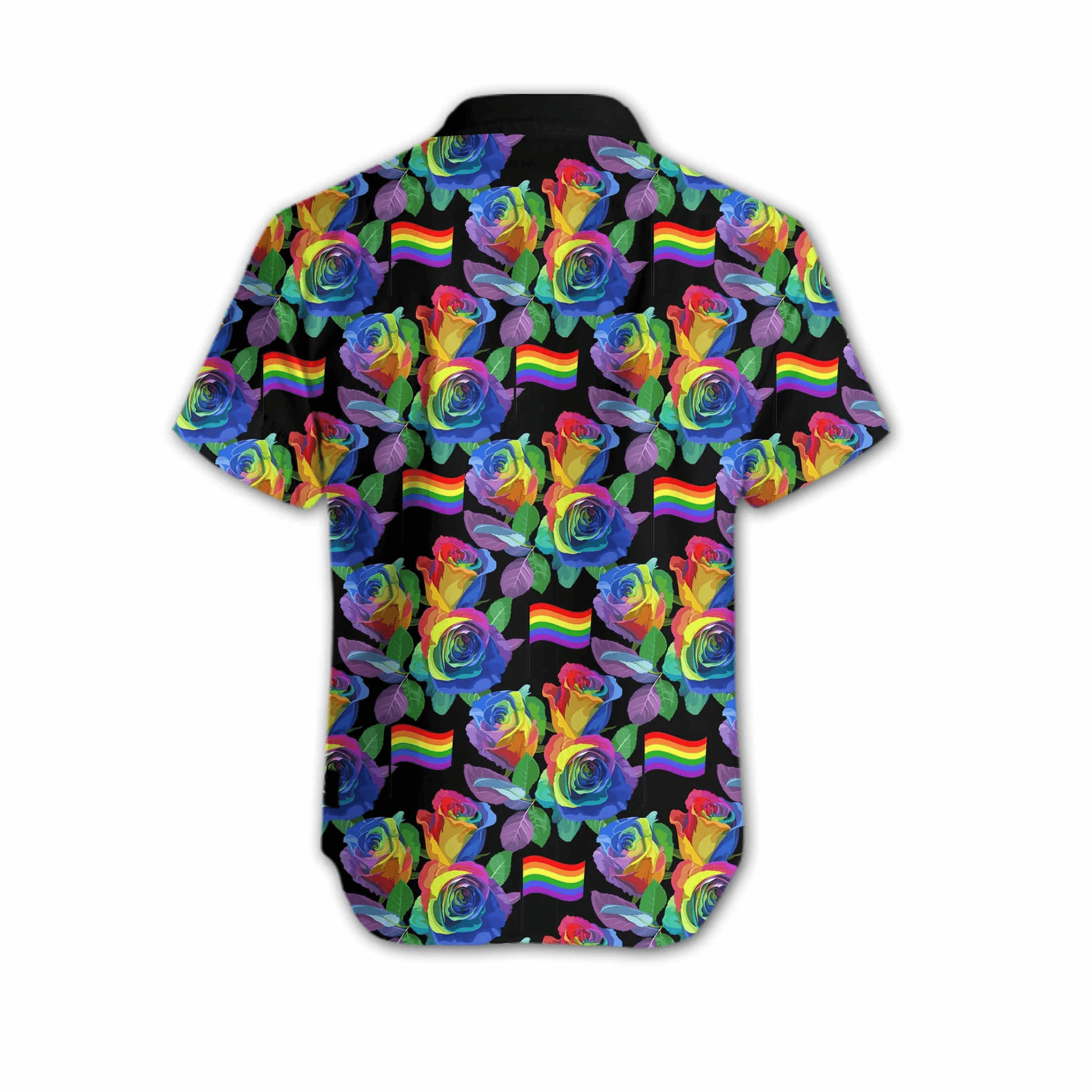 LGBT Aloha Hawaiian Shirts For Summer, Ally Pride Month Rose Colorful Of LGBT Hawaiian Shirts, Gift For Gaymer And Lesbian - Amzanimalsgift
