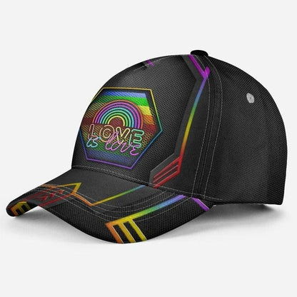 LGBT Cap, Be Proud Be Visible LGBT Rainbow Classic Cap Hat For Men And Women, Perfect LGBT Gift For Friend, Couple, LGBT Pride Month - Amzanimalsgift