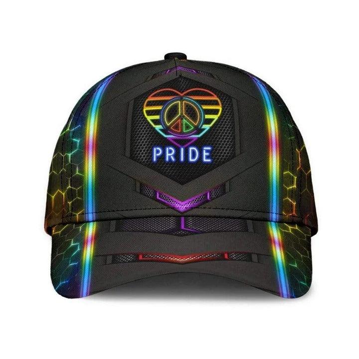 LGBT Cap, Heart Hippie Taste The Rainbow LGBT Classic Cap Hat For Men And Women, Perfect LGBT Gift For Friend, Couple, LGBT Pride Month - Amzanimalsgift