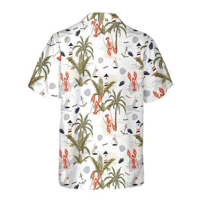 Lobster Aloha Hawaiian Shirt For Summer, Summer Island Of Lobster, Tropical Lobster Hawaiian Shirt For Men Women Adults, Gift For Friend, Family - Amzanimalsgift