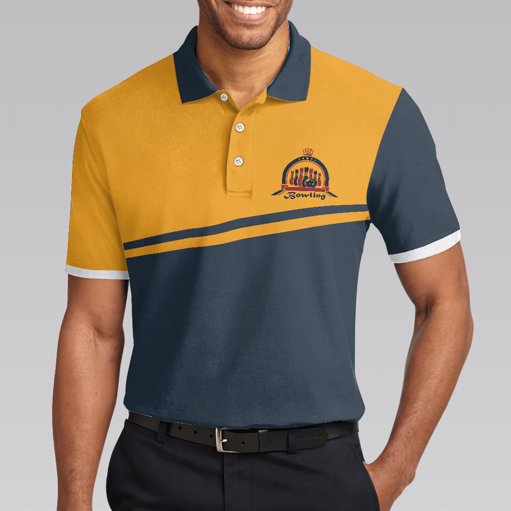 Men Bowling Polo Shirt - I Got These Muscles From Bowling Strikes Polo Shirt, Bowling Polo Shirt, Bowling Shirt For Men - Amzanimalsgift