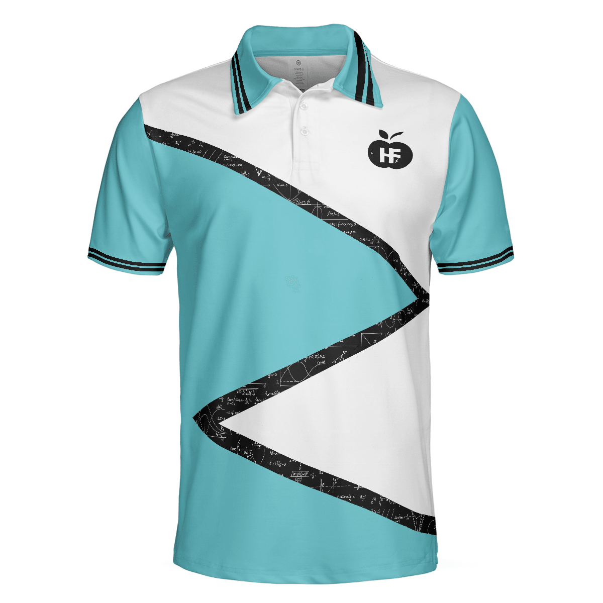 Men Cat Polo Shirt - Cats And Math Men Polo Shirt, I Like Cats And Math And Maybe 3 People Polo Shirt - Best Gift For Male Math Teachers - Amzanimalsgift