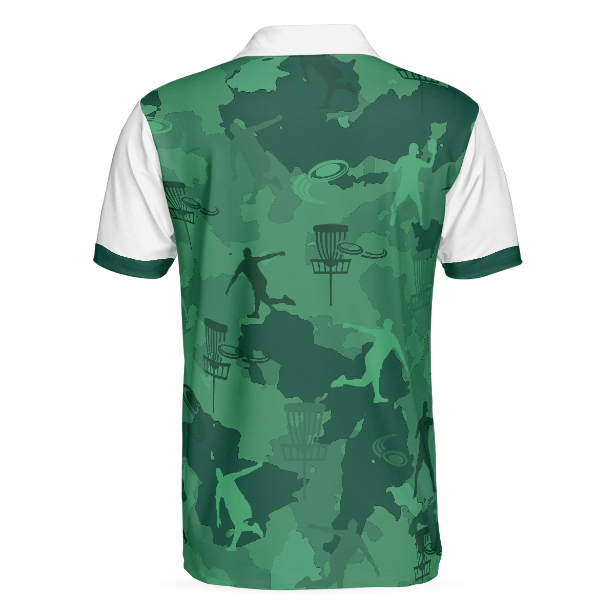 Men Disc Golf Polo Shirt - Camouflage Texture Doink Disc Golf Men Polo Shirt, Disc Player Polo Shirt, Camo Disc Golf Shirt For Men - Amzanimalsgift