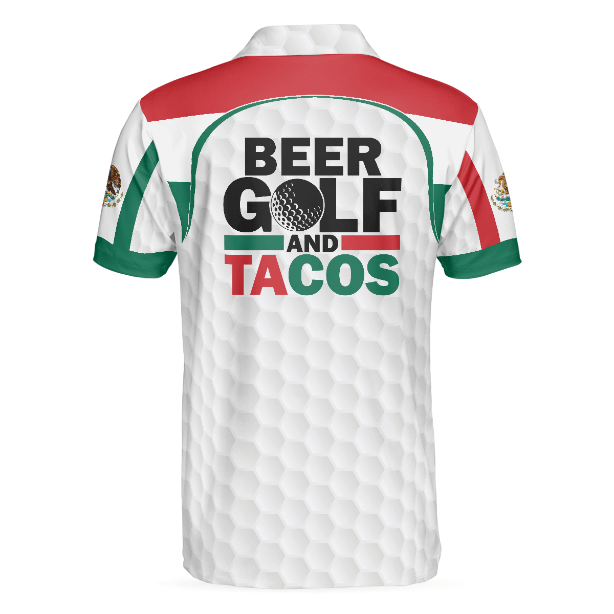Men Golf Polo Shirt - Beer Golf And Tacos Men Polo Shirt, Simple Golfing Shirt Design For Male Players - Perfect Polo Shirt For Men, Golfers - Amzanimalsgift