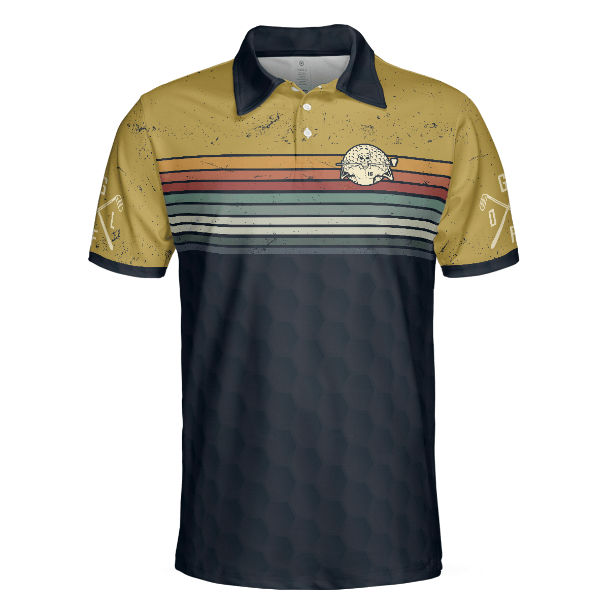 Men Golf Polo Shirt - Best Dad By Par Golf Dad Polo Shirt, Plus Size Golfing Polo Style Men Golf Polo Shirt - Perfect Polo Shirt For Men, Golfers - Amzanimalsgift