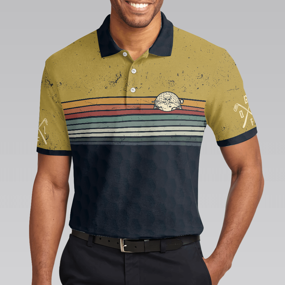 Men Golf Polo Shirt - Best Dad By Par Golf Dad Polo Shirt, Plus Size Golfing Polo Style Men Golf Polo Shirt - Perfect Polo Shirt For Men, Golfers - Amzanimalsgift