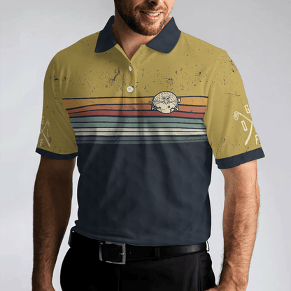 Men Golf Polo Shirt - Best Dad By Par Golf Dad Polo Shirt, Plus Size Golfing Polo Style Men Golf Polo Shirt - Perfect Polo Shirt For Men, Golfers - Amzanimalsgift