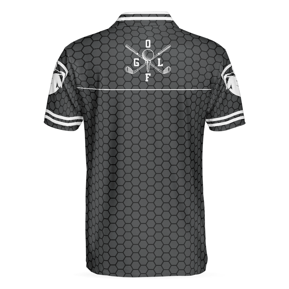 Men Golf Polo Shirt - Black Golfing Pattern Men Polo Shirt, Life Is Full Of Important Choices Golf Polo Shirt, Best Golf Shirt For Men, Golfers - Amzanimalsgift