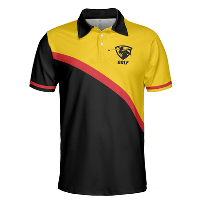 Men Golf Polo Shirt - Der Schlechteste Tag Des Golfsports Schlagen Sie Den Besten Tag Der Arbeit Polo Shirt, German Golf Shirt For Men - Amzanimalsgift