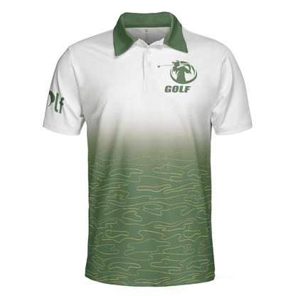 Men Golf Polo Shirt - Elegant Born To Golf Forced To Work Men Golf Polo Shirt - Perfect Polo Shirt For Men, Golfers - Amzanimalsgift