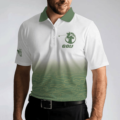 Men Golf Polo Shirt - Elegant Born To Golf Forced To Work Men Golf Polo Shirt - Perfect Polo Shirt For Men, Golfers - Amzanimalsgift