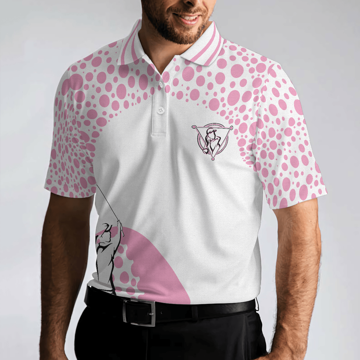 Men Golf Polo Shirt - Empowered Women Empower Women Golf Pink Polo Shirt, Polo Shirts For Men, Golfers - Amzanimalsgift