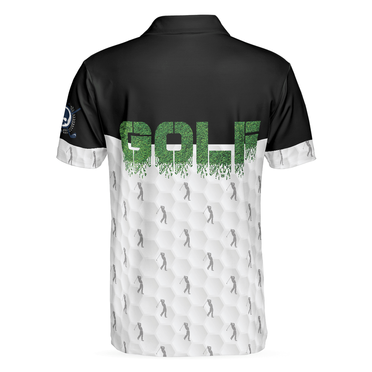 Men Golf Polo Shirt - Funny Golfer Seamless Pattern Golf Men Polo Shirt - Perfect Polo Shirt For Men, Golfers - Amzanimalsgift