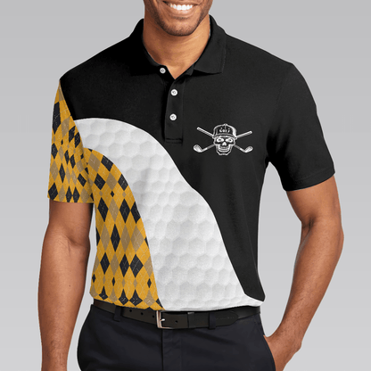 Men Golf Polo Shirt - Funny Golfing Men Polo Shirt, Golfing Without Beer Is Just Walking On The Grass Men Golf Polo Shirt - Perfect Gift For Men, Golfers - Amzanimalsgift
