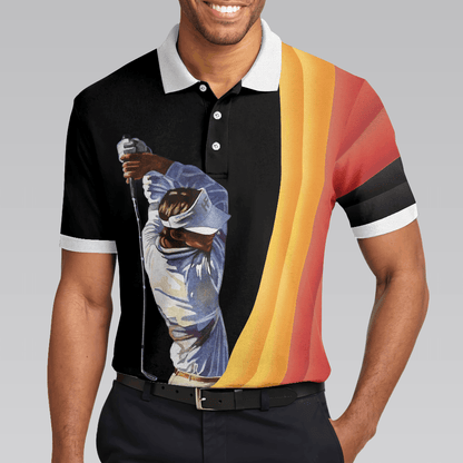 Men Golf Polo Shirt - German Flag Golf Art Short Sleeve All Over Print Men Polo Shirt - Perfect Polo Shirt For Men, Golfers - Amzanimalsgift
