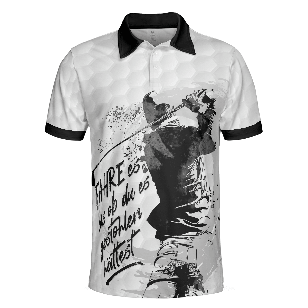 Men Golf Polo Shirt - German Golfing Men Polo Shirt, Fahre Es Als Ob Du Es Gestohlen Hättest Polo Shirt, Best Golf Shirt For Men, Gift For Golfers - Amzanimalsgift