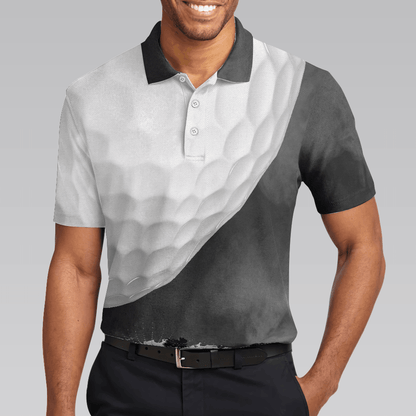 Men Golf Polo Shirt - Golf Ball And Smoke Background Golf, Smoke Golf Player Men Polo Shirt - Perfect Polo Shirt For Men, Golfers - Amzanimalsgift