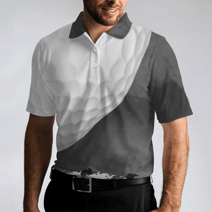 Men Golf Polo Shirt - Golf Ball And Smoke Background Golf, Smoke Golf Player Men Polo Shirt - Perfect Polo Shirt For Men, Golfers - Amzanimalsgift