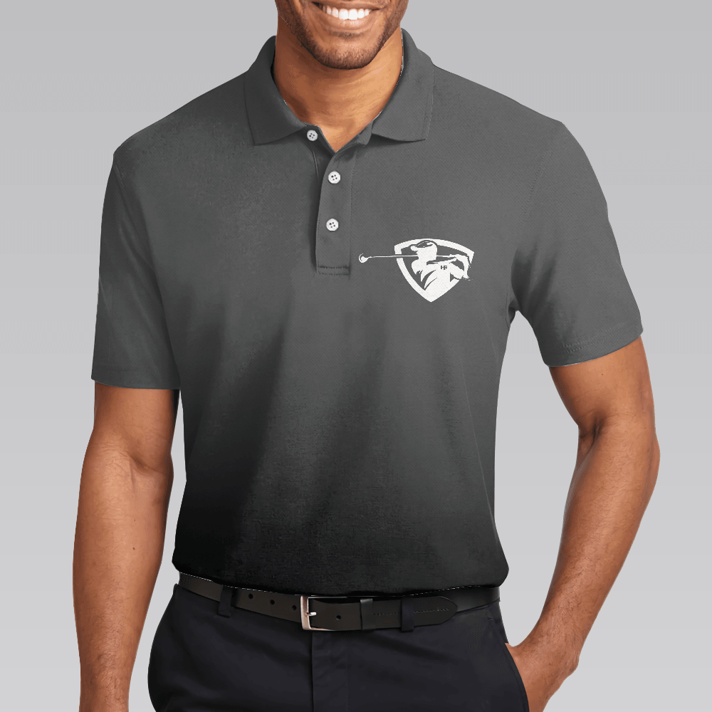 Men Golf Polo Shirt - Golf Black Pimps Polo Shirt For Men, Funny White Men Golfing Polo Shirt - Best Gift For Men, Golf Lovers - Amzanimalsgift