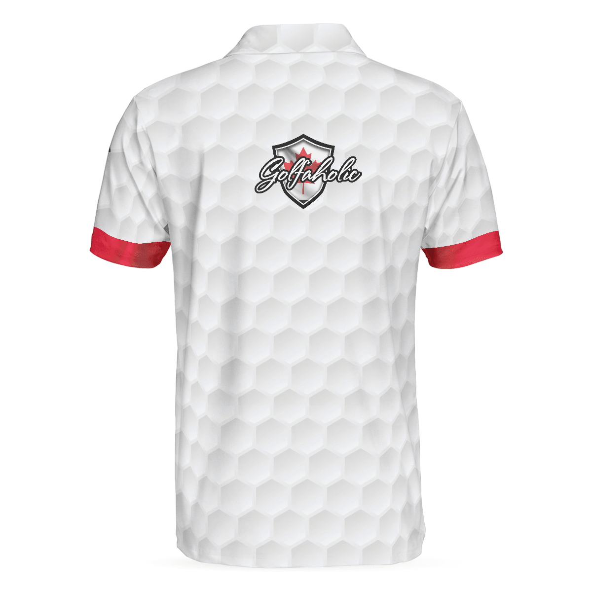 Men Golf Polo Shirt - Golf Canada Flag Pin Up Girl Polo Shirt, Put It In The Hole Polo Shirt, Canadian Flag Polo Shirt - Perfect Gift For Men, Golfers - Amzanimalsgift