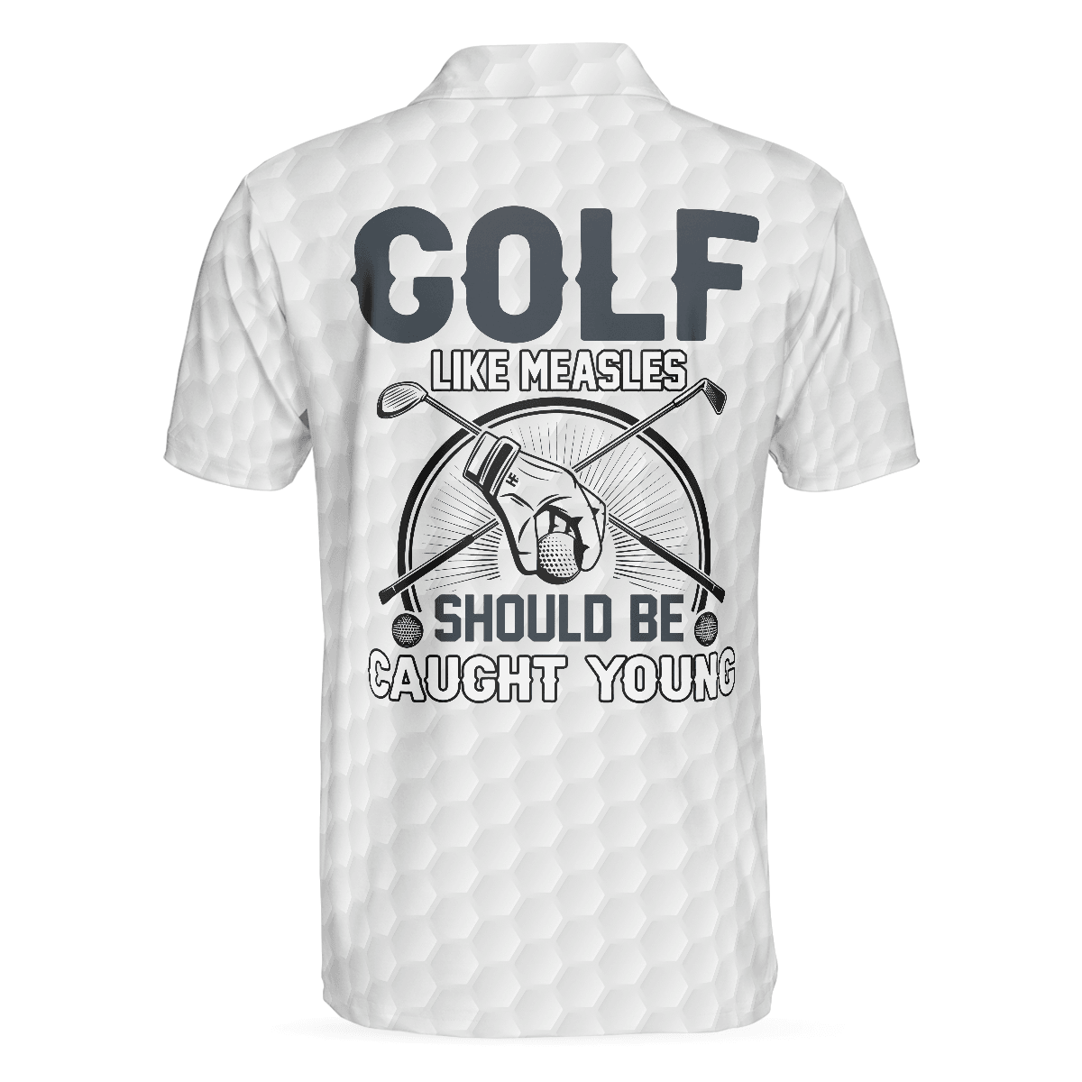 Men Golf Polo Shirt - Golf Crossed Golf Clubs, Golf Polo Shirt - Perfect Polo Shirt For Men, Golfers - Amzanimalsgift
