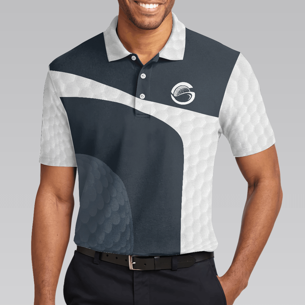 Men Golf Polo Shirt - Golf Crossed Golf Clubs, Golf Polo Shirt - Perfect Polo Shirt For Men, Golfers - Amzanimalsgift