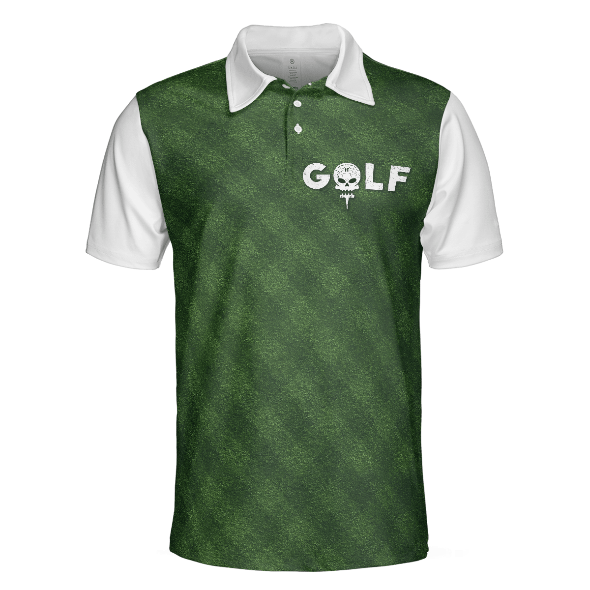 Men Golf Polo Shirt - Golf Green Background Men Polo Shirt, Classic Green Golf Shirt For Men Polo Shirt - Perfect Polo Shirt For Men, Golfers - Amzanimalsgift